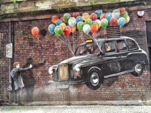 Street art Glaskow Scotland