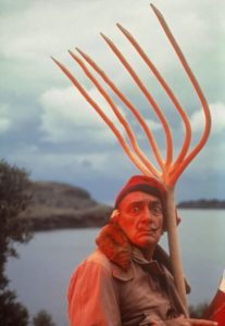 SALVADOR DALI 1964, PORT LLIGAT-CATALOGNIA-SPAIN, PHOTO BY PHILIPPE HALSMAN